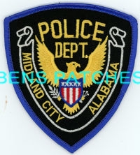 ALABAMA,MIDLAND CITY POLICE 3
